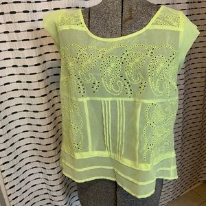 Yellow American Eagle Shirt